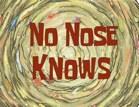 spongebob transcript|no nose knows spongebob transcript.
